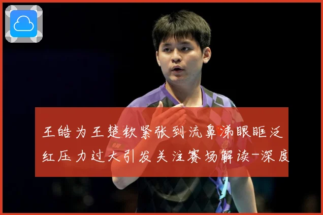 王皓为王楚钦紧张到流鼻涕眼眶泛红压力过大引发关注赛场解读-深度解析